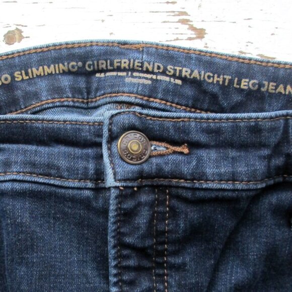 CHICO'S JEANS Size 2.5 (14) So Slimming Girlfriend Straight Leg Denim - Picture 7 of 7